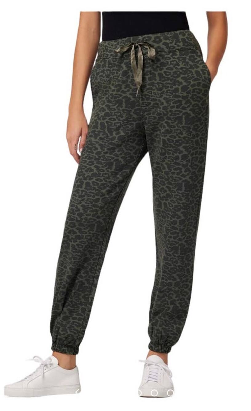 Joe's Jeans jogger Lola leopard print sweatpants Large L